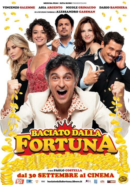 Обложка (Постер) Поцелуй на счастье / Baciato dalla fortuna (2011) HDRip Обложка (Постер) Поцелуй на счастье / Baciato dalla fortuna (2011) HDRip
