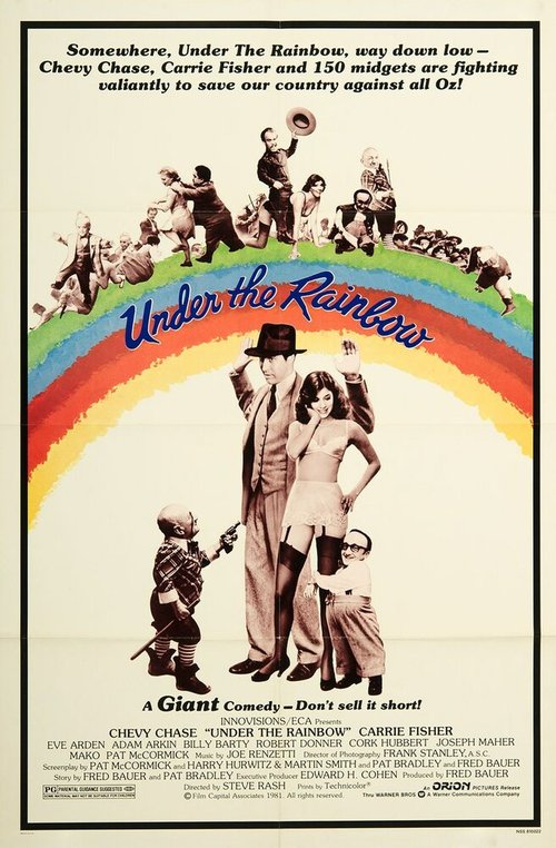 Обложка (Постер) Под радугой / Under the Rainbow (1981) SATRip Обложка (Постер) Под радугой / Under the Rainbow (1981) SATRip