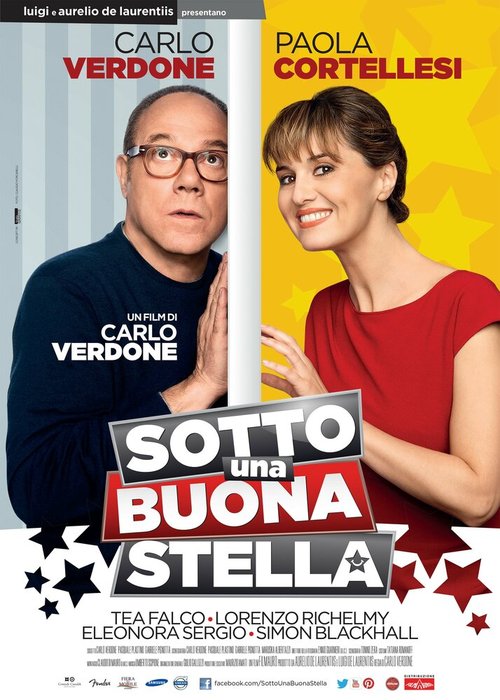 Обложка (Постер) Под счастливой звездой / Sotto una buona stella (2014) HDRip Обложка (Постер) Под счастливой звездой / Sotto una buona stella (2014) HDRip