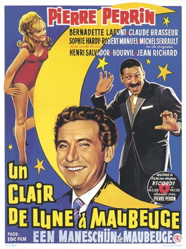 Обложка (Постер) Под светом луны в Мобеже / Un clair de lune à Maubeuge (1962) SATRip