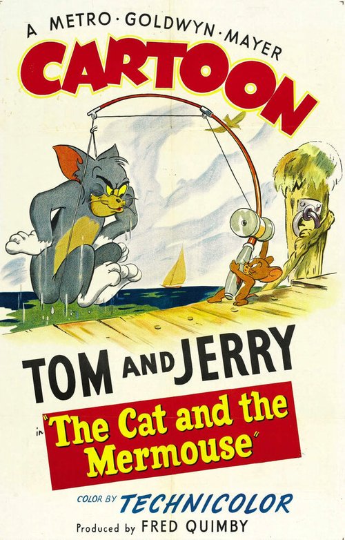 Обложка (Постер) Подводная охота / The Cat and the Mermouse (1949) 