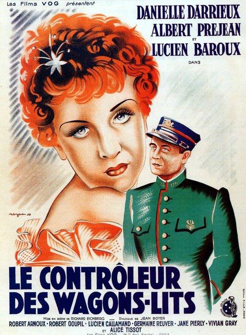 Обложка (Постер) Поездной контролер / Le contrôleur des wagons-lits (1935) Обложка (Постер) Поездной контролер / Le contrôleur des wagons-lits (1935)