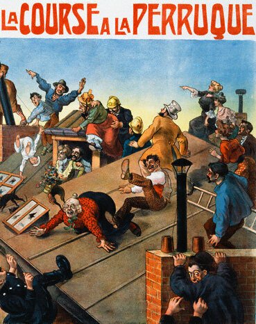 Обложка (Постер) Погоня за париком / La course à la perruque (1906) Обложка (Постер) Погоня за париком / La course à la perruque (1906)