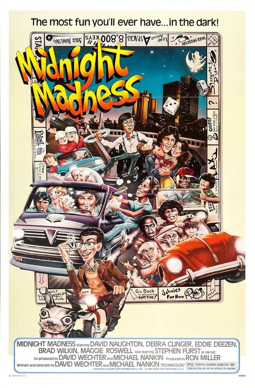 Обложка (Постер) Полуночное безумие / Midnight Madness (1980) SATRip Обложка (Постер) Полуночное безумие / Midnight Madness (1980) SATRip