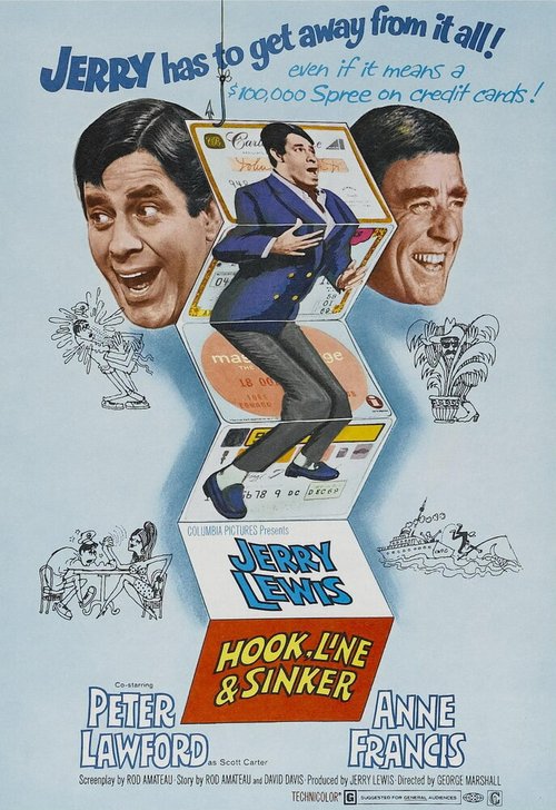 Обложка (Постер) Попался на удочку / Hook, Line and Sinker (1969) SATRip