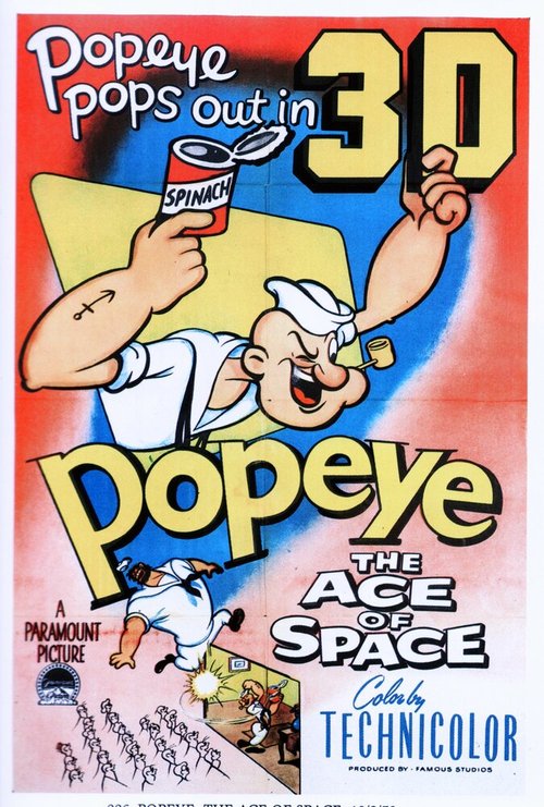 Обложка (Постер) Popeye, the Ace of Space (1953) 