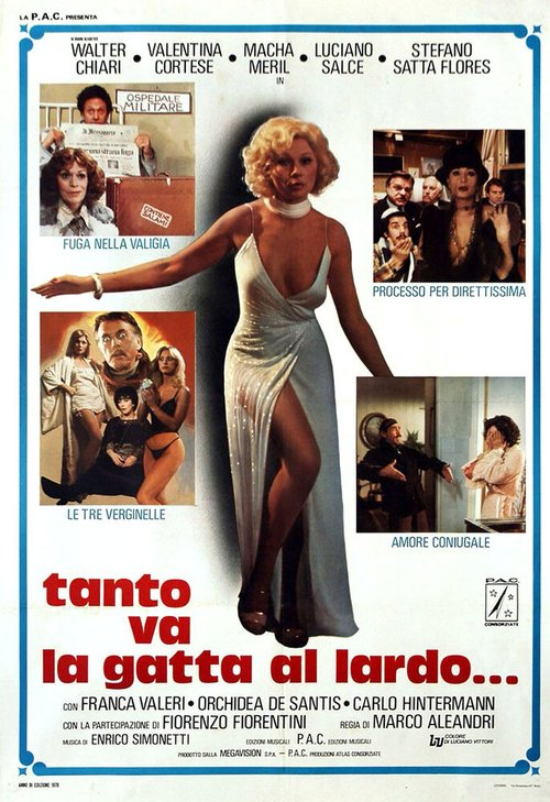 Обложка (Постер) Поручить кошке сало стеречь / Tanto va la gatta al lardo... (1978) SATRip Обложка (Постер) Поручить кошке сало стеречь / Tanto va la gatta al lardo... (1978) SATRip