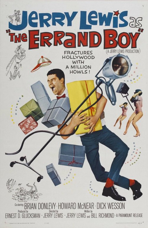 Обложка (Постер) Посыльный / The Errand Boy (1961) SATRip Обложка (Постер) Посыльный / The Errand Boy (1961) SATRip