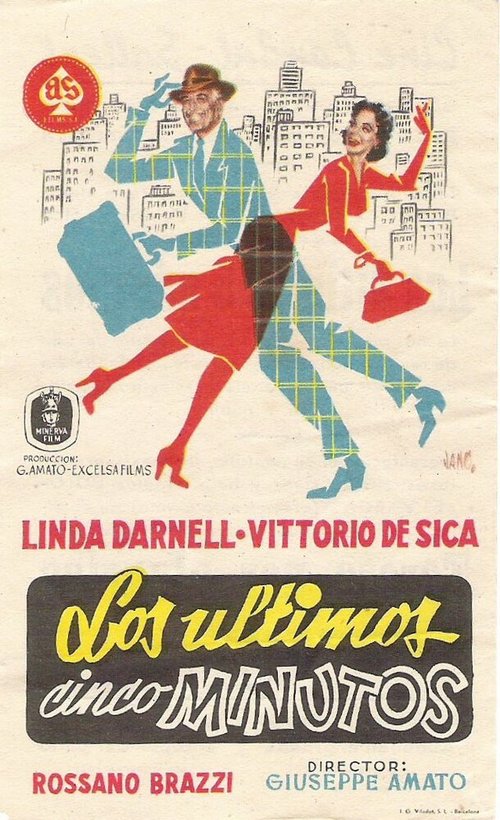 Обложка (Постер) Последние пять минут / Gli ultimi cinque minuti (1955) SATRip Обложка (Постер) Последние пять минут / Gli ultimi cinque minuti (1955) SATRip