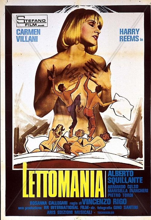 Обложка (Постер) Постелемания / Lettomania (1976) SATRip Обложка (Постер) Постелемания / Lettomania (1976) SATRip