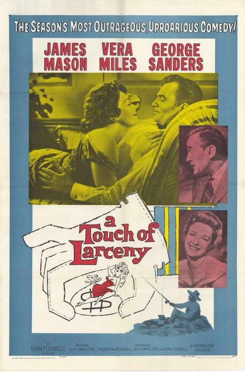 Обложка (Постер) Прикосновение вора / A Touch of Larceny (1959) SATRip Обложка (Постер) Прикосновение вора / A Touch of Larceny (1959) SATRip