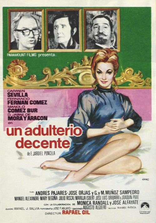 Обложка (Постер) Пристойный адюльтер / Un adulterio decente (1969) SATRip