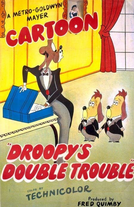 Обложка (Постер) Проблемы с двойником / Droopy's Double Trouble (1951) Обложка (Постер) Проблемы с двойником / Droopy's Double Trouble (1951)
