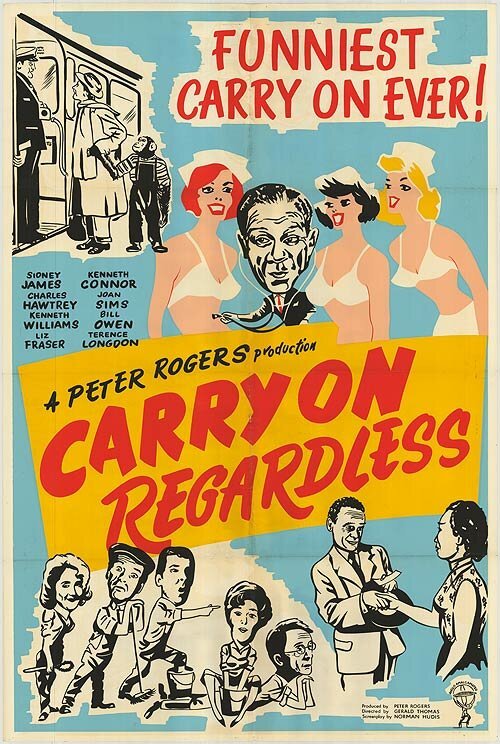 Обложка (Постер) Продолжай не смотря ни на что / Carry on Regardless (1961) SATRip Обложка (Постер) Продолжай не смотря ни на что / Carry on Regardless (1961) SATRip