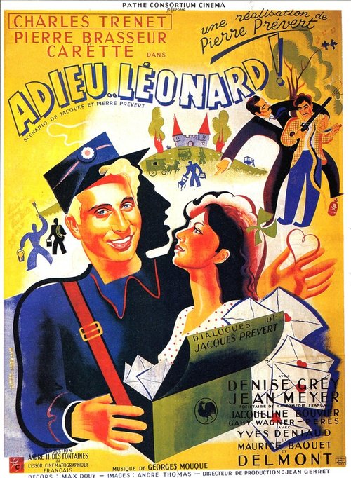 Обложка (Постер) Прощай, Леонард / Adieu Léonard (1943) SATRip Обложка (Постер) Прощай, Леонард / Adieu Léonard (1943) SATRip