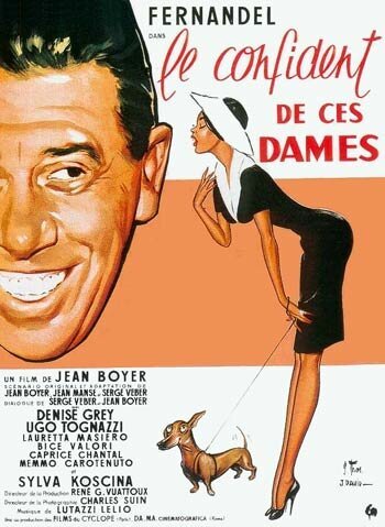 Обложка (Постер) Психоаналитик для дам / Le confident de ces dames (1959) SATRip Обложка (Постер) Психоаналитик для дам / Le confident de ces dames (1959) SATRip
