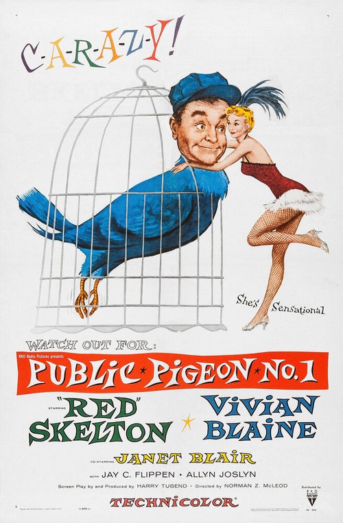 Обложка (Постер) Public Pigeon No. 1 (1957) SATRip Обложка (Постер) Public Pigeon No. 1 (1957) SATRip