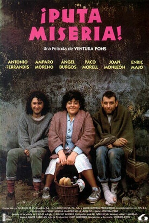Обложка (Постер) Puta misèria! (1989) 