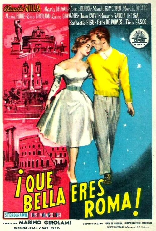 Обложка (Постер) Quanto sei bella Roma (1959) SATRip Обложка (Постер) Quanto sei bella Roma (1959) SATRip