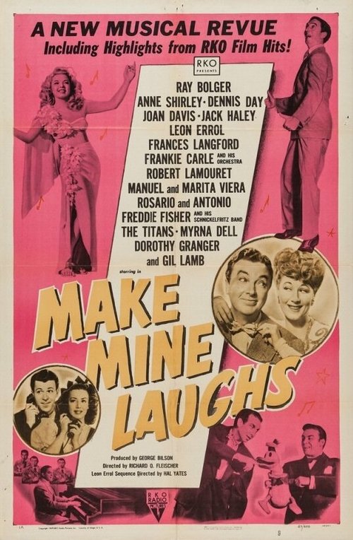Обложка (Постер) Рассмеши меня / Make Mine Laughs (1949) SATRip Обложка (Постер) Рассмеши меня / Make Mine Laughs (1949) SATRip