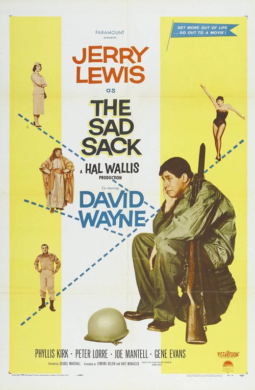 Обложка (Постер) Растяпа / The Sad Sack (1957) SATRip Обложка (Постер) Растяпа / The Sad Sack (1957) SATRip