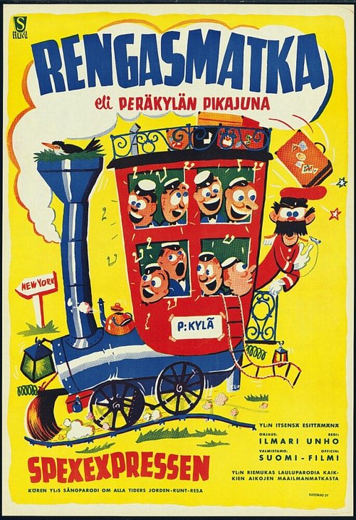 Обложка (Постер) Rengasmatka eli Peräkylän pikajuna (1952) SATRip Обложка (Постер) Rengasmatka eli Peräkylän pikajuna (1952) SATRip