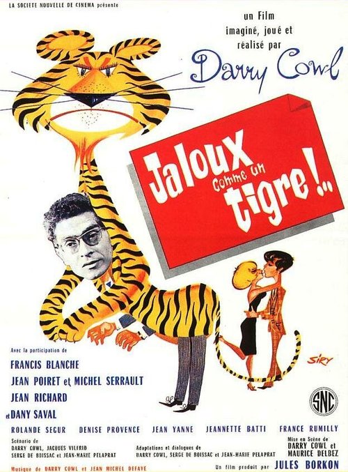 Обложка (Постер) Ревнивый как тигр / Jaloux comme un tigre (1964) Обложка (Постер) Ревнивый как тигр / Jaloux comme un tigre (1964)