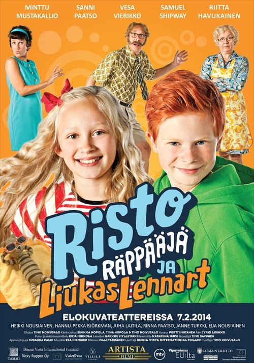 Обложка (Постер) Рикки Рэппер и ловкий Леннарт / Risto Räppääjä ja liukas Lennart (2014) HDRip Обложка (Постер) Рикки Рэппер и ловкий Леннарт / Risto Räppääjä ja liukas Lennart (2014) HDRip