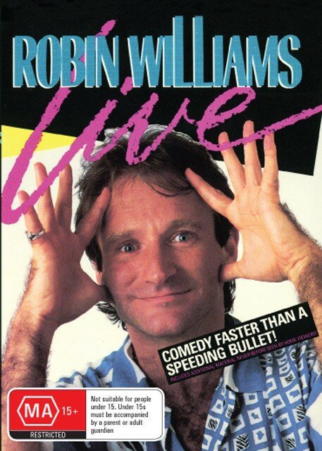 Обложка (Постер) Робин Уильямс: Выступление в театре Мэт / Robin Williams: Live at the Met (1986) SATRip Обложка (Постер) Робин Уильямс: Выступление в театре Мэт / Robin Williams: Live at the Met (1986) SATRip