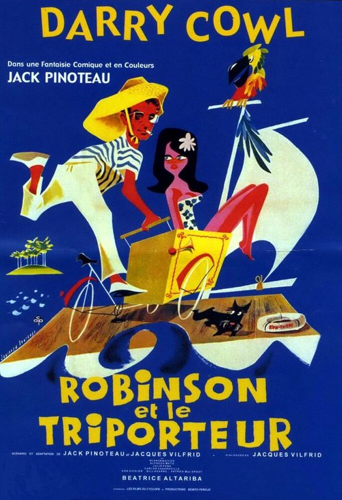 Обложка (Постер) Robinson et le triporteur (1960) SATRip Обложка (Постер) Robinson et le triporteur (1960) SATRip