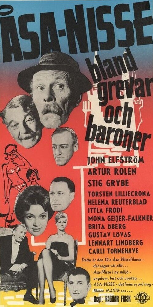 Обложка (Постер) Åsa-Nisse bland grevar och baroner (1961) SATRip Обложка (Постер) Åsa-Nisse bland grevar och baroner (1961) SATRip