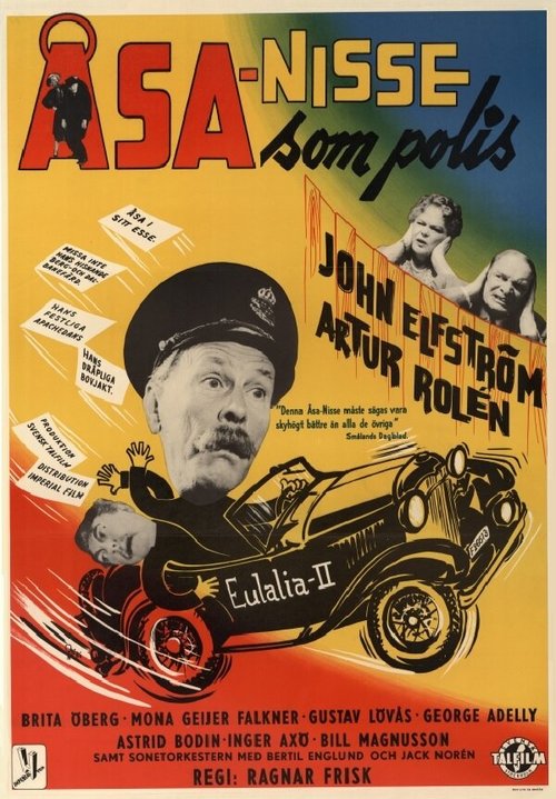 Обложка (Постер) Åsa-Nisse som polis (1960) SATRip Обложка (Постер) Åsa-Nisse som polis (1960) SATRip