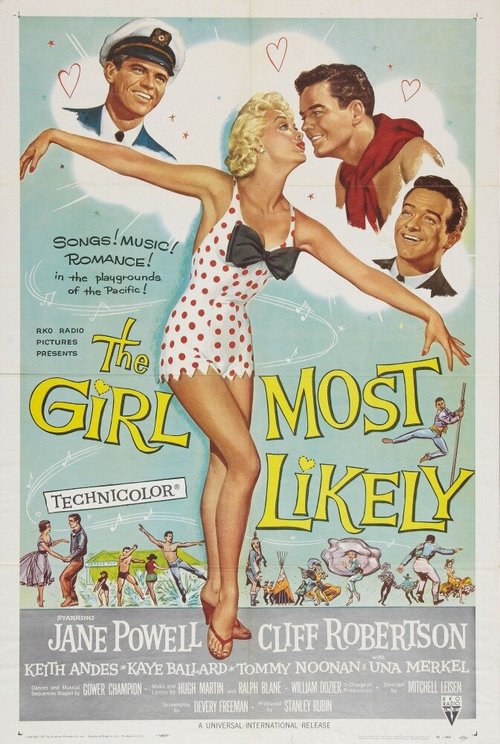 Обложка (Постер) Самая подходящая девушка / The Girl Most Likely (1957) SATRip Обложка (Постер) Самая подходящая девушка / The Girl Most Likely (1957) SATRip