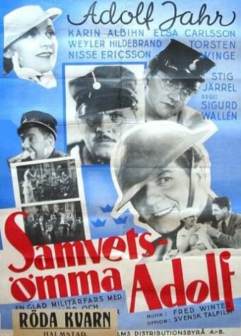 Обложка (Постер) Samvetsömma Adolf (1936) SATRip Обложка (Постер) Samvetsömma Adolf (1936) SATRip