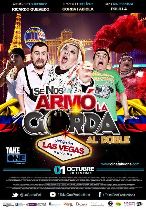 Обложка (Постер) Se Nos Armó la Gorda Al Doble Misión Las Vegas (2015) HDRip