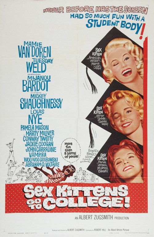 Обложка (Постер) Секс-кошечки идут в школу / Sex Kittens Go to College (1960) SATRip Обложка (Постер) Секс-кошечки идут в школу / Sex Kittens Go to College (1960) SATRip