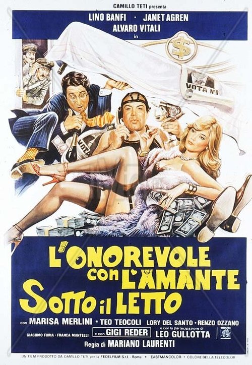 Обложка (Постер) Сексуальное просвещение учителей / L'onorevole con l'amante sotto il letto (1981) SATRip
