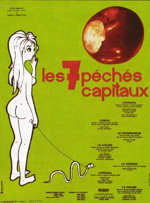 Обложка Семь смертных грехов / Les sept péchés capitaux (1961) 
