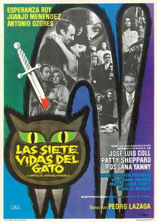 Обложка (Постер) Семь жизней кошки / Las siete vidas del gato (1971) SATRip Обложка (Постер) Семь жизней кошки / Las siete vidas del gato (1971) SATRip