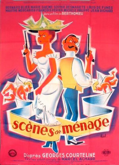 Обложка (Постер) Семейная сцена / Scènes de ménage (1954) SATRip Обложка (Постер) Семейная сцена / Scènes de ménage (1954) SATRip