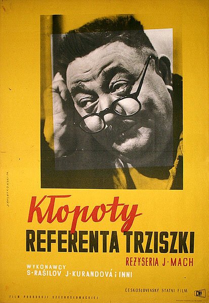 Обложка Семейные хлопоты служащего Триски / Rodinné trampoty oficiála Trísky (1949) 