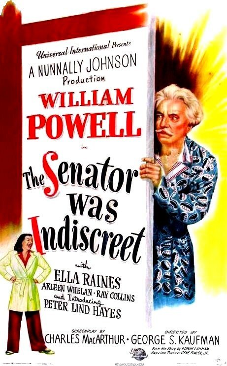 Обложка (Постер) Сенатор был несдержан / The Senator Was Indiscreet (1947) SATRip Обложка (Постер) Сенатор был несдержан / The Senator Was Indiscreet (1947) SATRip