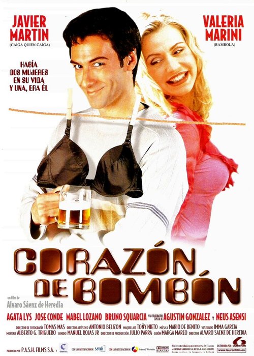 Обложка (Постер) Сердце шоколада / Corazón de bombón (2001) HDRip