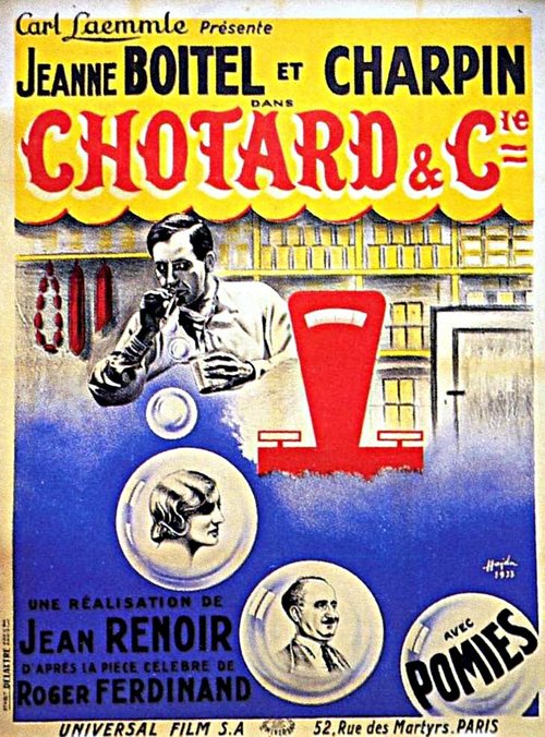 Обложка (Постер) Шотар и компания / Chotard et Cie (1933) SATRip Обложка (Постер) Шотар и компания / Chotard et Cie (1933) SATRip