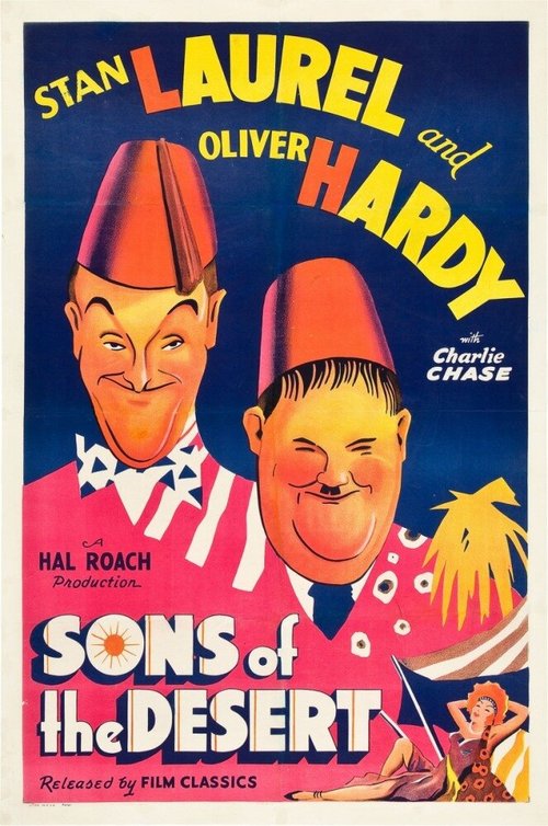 Обложка (Постер) Сыновья пустыни / Sons of the Desert (1933) SATRip