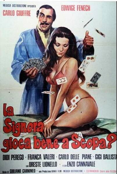 Обложка (Постер) Синьора хорошо играет в Скопу? / La signora gioca bene a scopa? (1974) SATRip Обложка (Постер) Синьора хорошо играет в Скопу? / La signora gioca bene a scopa? (1974) SATRip