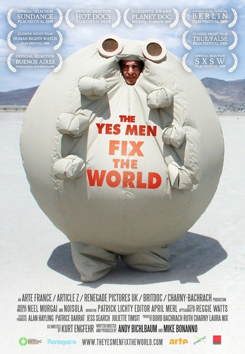 Обложка (Постер) Согласные на всё исправляют мир / The Yes Men Fix the World (2009) HDRip Обложка (Постер) Согласные на всё исправляют мир / The Yes Men Fix the World (2009) HDRip