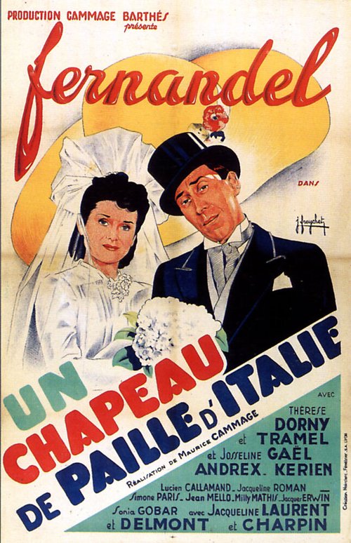 Обложка (Постер) Соломенная шляпка / Un chapeau de paille d'Italie (1940) SATRip Обложка (Постер) Соломенная шляпка / Un chapeau de paille d'Italie (1940) SATRip