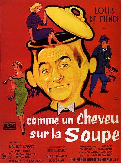 Обложка (Постер) Совершенно некстати / Comme un cheveu sur la soupe (1957) SATRip Обложка (Постер) Совершенно некстати / Comme un cheveu sur la soupe (1957) SATRip