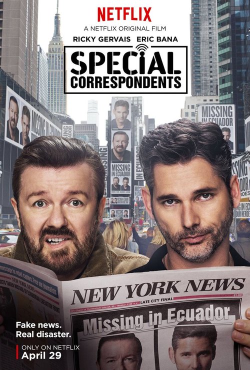 Обложка (Постер) Специальные корреспонденты / Special Correspondents (2016) CAMRip Обложка (Постер) Специальные корреспонденты / Special Correspondents (2016) CAMRip